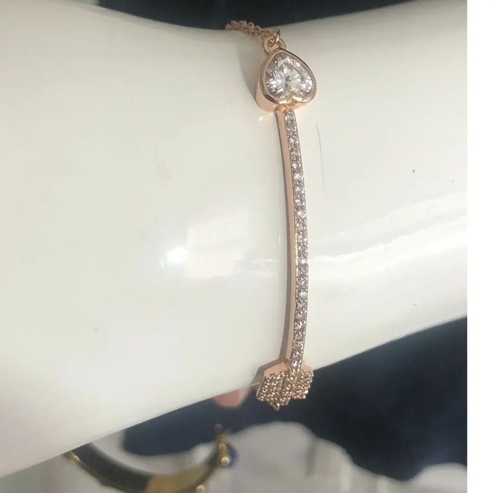 kate spade Heart Arrow Slider Bracelet - Picture 7 of 12